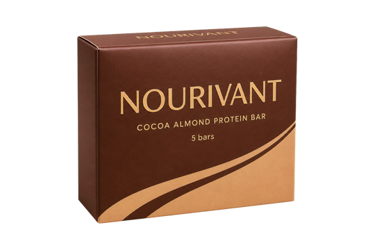 NOURIVANT COCOA ALMOND PROTEIN BAR